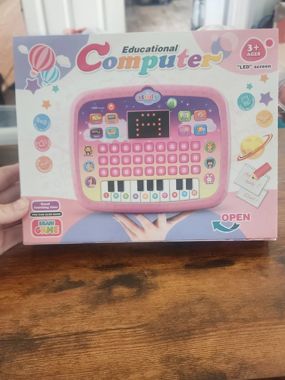 Local Kids Multifunctional Educational Learning Computer With Letters, Numbers,